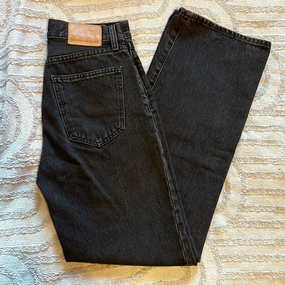 Denim forum black jeans